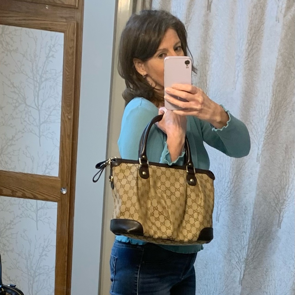 Gucci Sukey satchel with dustbag and shoulder strap Neiman Marcus - Picture 15 of 17